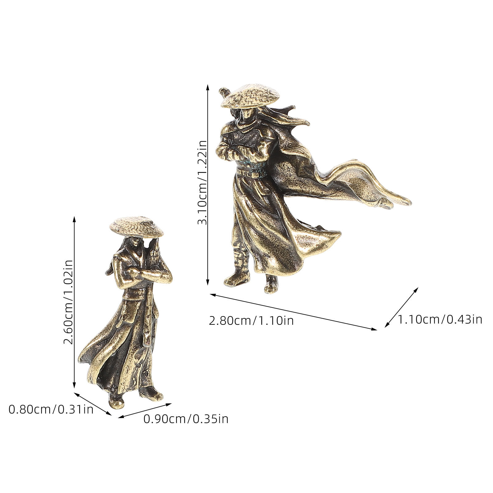 2 ชิ้น รูปปั้นนักรบไมโครแลนด์ส - Bonsai Garden Landscape Design บทวิจารณ์และราคา
