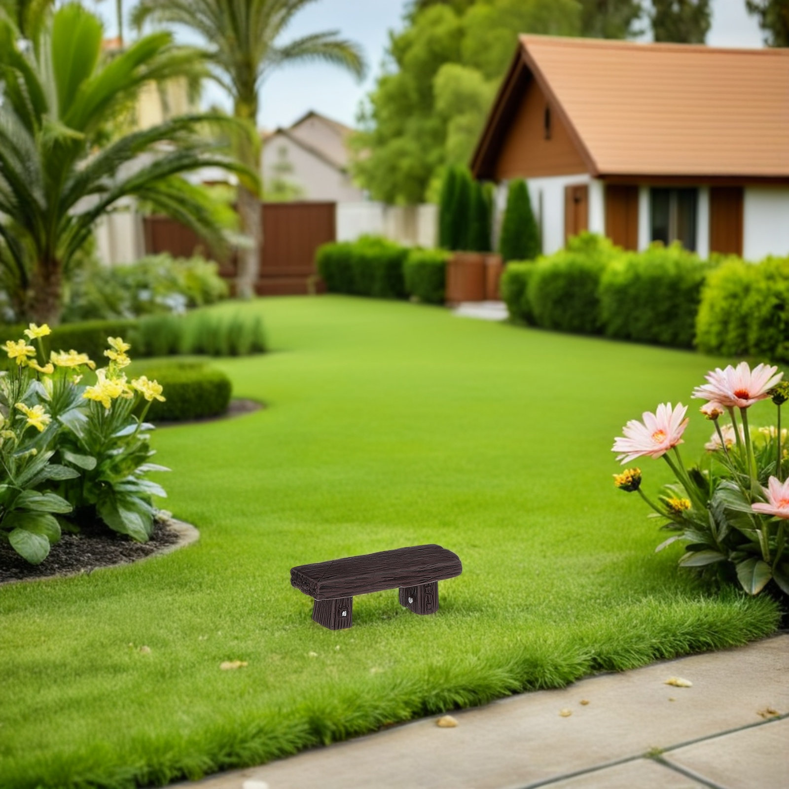 12 ชิ้น ม้านั่งเรซิ่นจิ๋ว ดีไซ - Bonsai Garden Landscape Design บทวิจารณ์และราคา