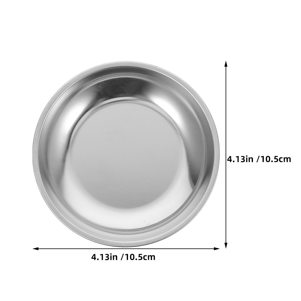 6 ชิ้น ถาดรองถุงชาสเตนเลสสตีล  - Drip Tray Saucer บทวิจารณ์และราคา
